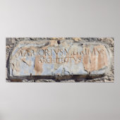 Poster Architecte latin (Devant)