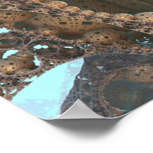 Poster Architecture Abstraite (Coin)