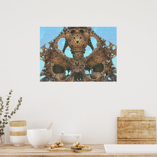 Poster Architecture Abstraite (Cuisine)