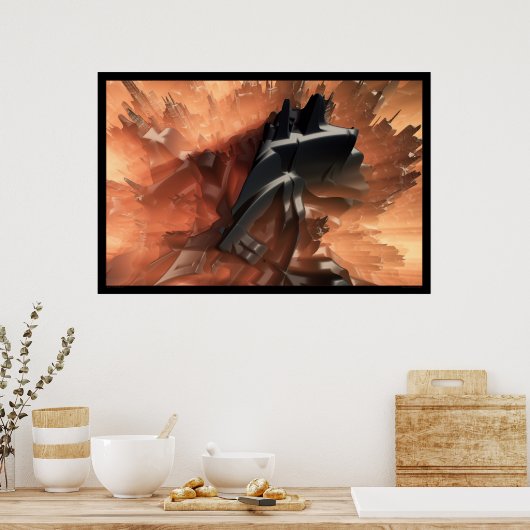 Poster architecture alien (Cuisine)