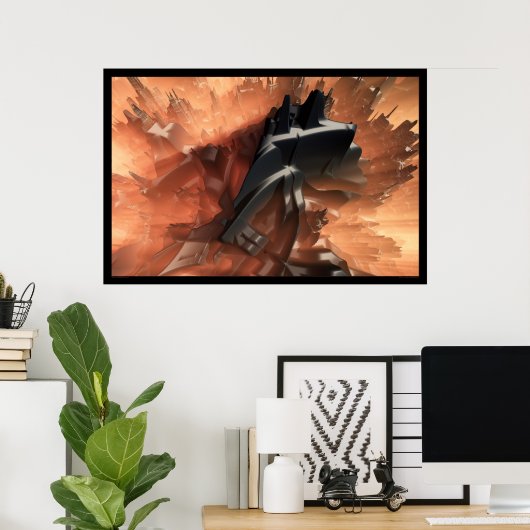 Poster architecture alien (Bureau à domicile)