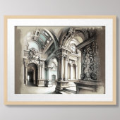 Poster Architecture antique Arches romaines Ornat Détails