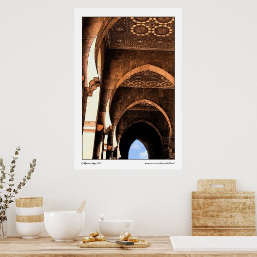 Poster Architecture arabe (Cuisine)