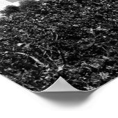 Poster Architecture au Getty Center en noir et blanc (Coin)