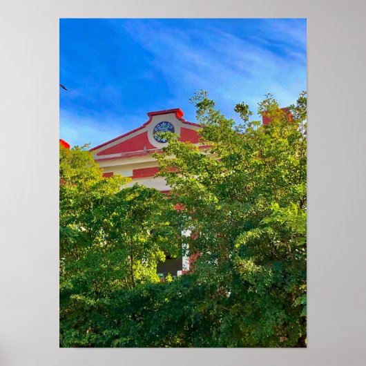 Poster Architecture coloniale mexicaine Mazatlan (Devant)