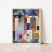 Poster Architecture colorée | Paul Klee