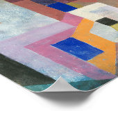 Poster Architecture colorée | Paul Klee (Coin)