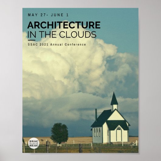 Poster Architecture dans les nuages (Devant)