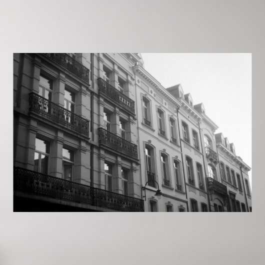 Poster Architecture de Bruxelles (Devant)
