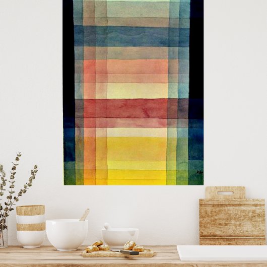 Poster Architecture de la plaine, (Cuisine)