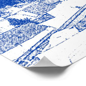 Poster Architecture de rue Tbilissi Georgia (Coin)