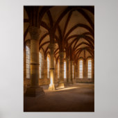 Poster Architecture du cloître Abby | Allemagne (Devant)