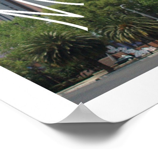 Poster Architecture du district financier de Mexico (Coin)