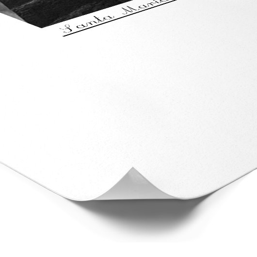 Poster Architecture en noir et blanc (Coin)