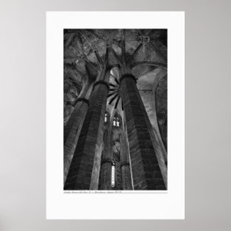 Poster Architecture en noir et blanc