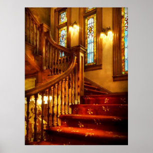 Poster Architecture - Escalier - Jetons un coup d'œil à l
