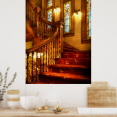 Poster Architecture - Escalier - Jetons un coup d'œil à l (Cuisine)