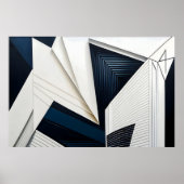 Poster Architecture géométrique abstraite moderne (Devant)