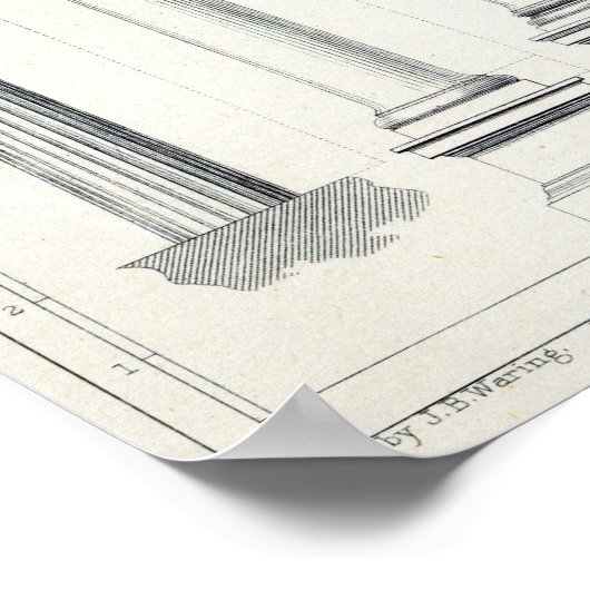 Poster Architecture I : Ordre de l'architecture (Coin)