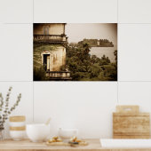 Poster Architecture italienne sur le lac Majeur (Cuisine)