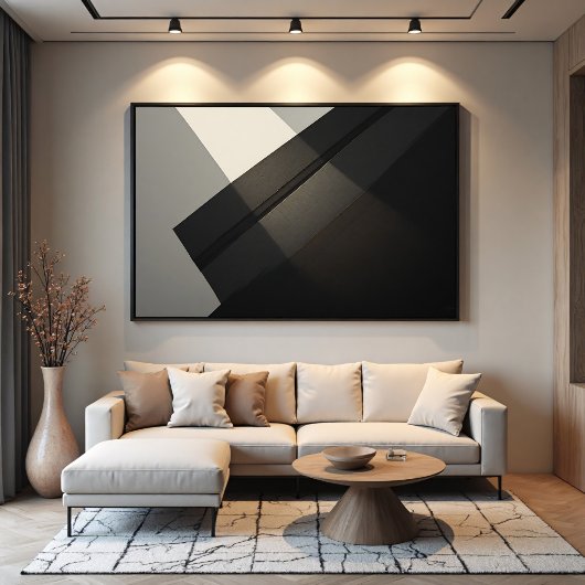 Poster Architecture Minimaliste Lumière et Ombre