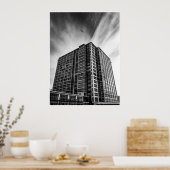Poster Architecture Moderne de La Jolla – Art en Noir et (Cuisine)