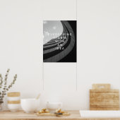 Poster Architecture Moderne Noir & Blanc Motivationnel (Cuisine)