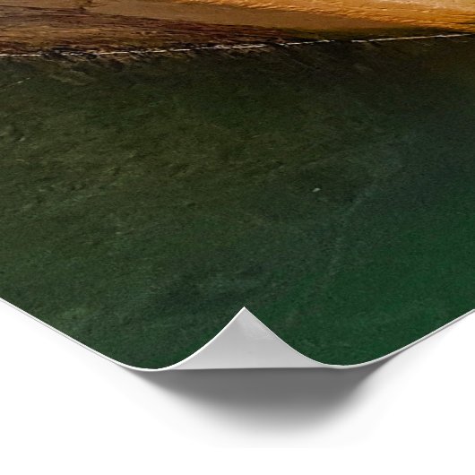 Poster Architecture murale en brique du pont du canal de (Coin)