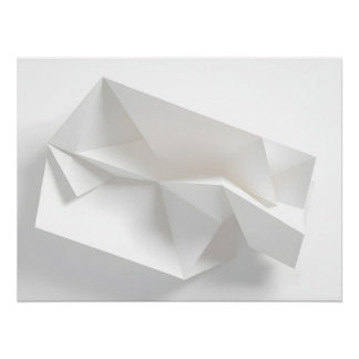 Poster Architecture papier Abstraite