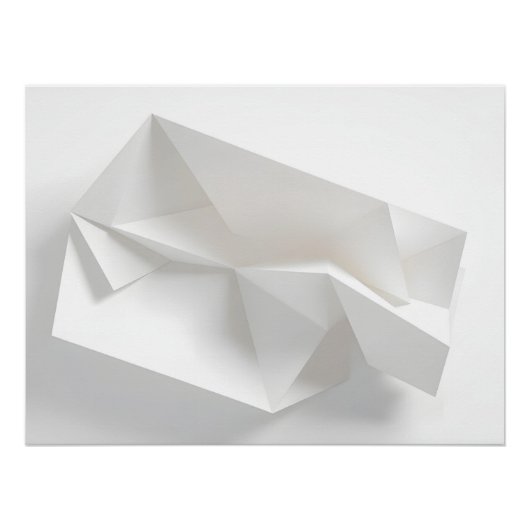 Poster Architecture papier Abstraite (Devant)