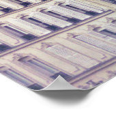 Poster Architecture Paris | Bâtiment du toit (Coin)