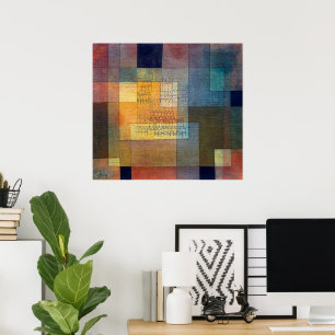 Poster Architecture polyphonique   Paul Klee  