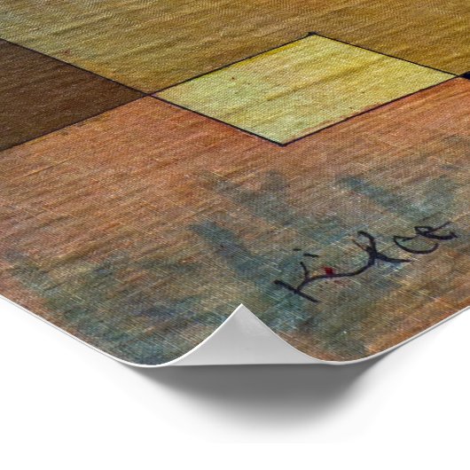 Poster Architecture polyphonique | Paul Klee | (Coin)