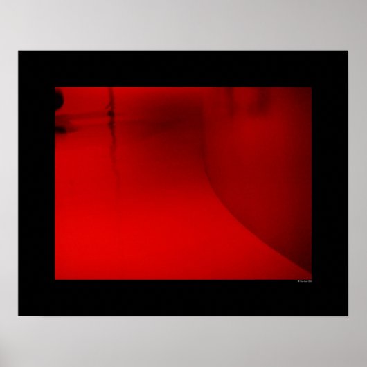 Poster Architecture - Red Hallway (Devant)