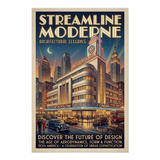 Poster Architecture streamline (Devant)