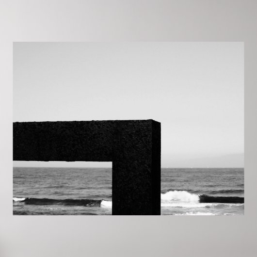 Poster architecture sur l'océan (Devant)