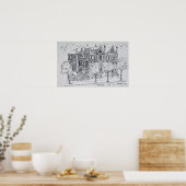 Poster Architecture victorienne | San Francisco (Cuisine)