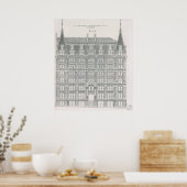 Poster Architecture vintage, Delaware & Hudson Canal Co. (Cuisine)