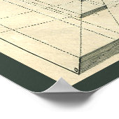 Poster Architecture vintage, Perspective Arc Renaissance (Coin)