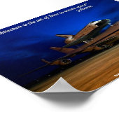 Poster: "Architectuur is de kunst...afvalruimte" Poster (Hoek)