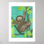 Poster Archivage Jungle Sloth (Devant)