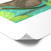 Poster Archivage Jungle Sloth (Coin)