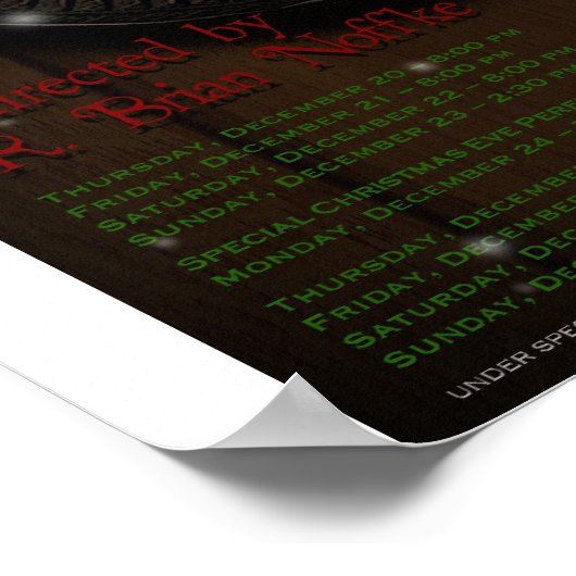 Poster Archives de Noël de Jacob Marley Afficher l'affich (Coin)