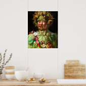 Poster Arcimboldo Rudolf II (Cuisine)