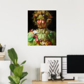 Poster Arcimboldo Rudolf II (Bureau à domicile)