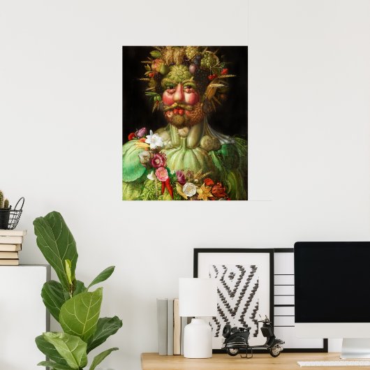 Poster Arcimboldo Rudolf II (Bureau à domicile)