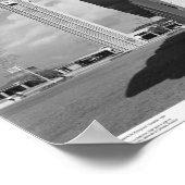 Poster Arcs d'entrée de la bibliothèque, Tour Bell en Arr (Coin)