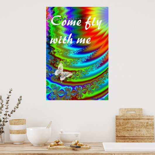 Poster Arcs-en-ciel (Cuisine)