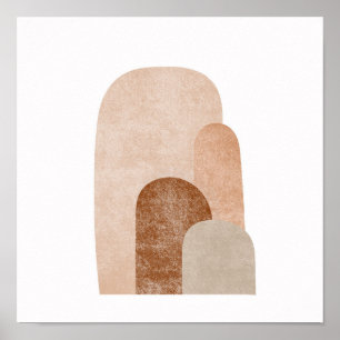 Poster Arcs Simple Boho Dessins Boho Chic Aesthétique Boh