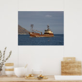Poster Arctic Lady, Bateau de crabe en hollandais Harbour (Cuisine)